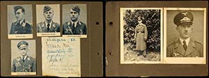 Page of a quartermaster with 2 photos and ... 