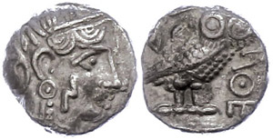 Arabia Sabäer, Drachme (4,79g), ca. 3. Jhd. ... 