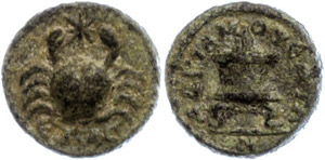 Coins from the Roman provinces Cilicia, AE ... 