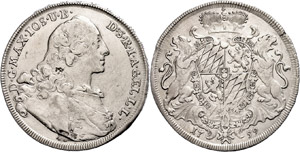 Bavaria Duchy Thaler, 1759, Maximilian III. ... 