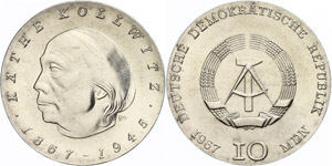 Münzen DDR 10 Mark, 1967, Fehlprägung, ... 