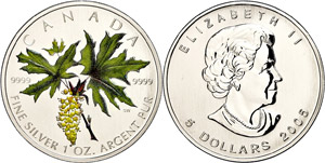 Australien 5 Dollars, 2005, Maple Leaf - ... 
