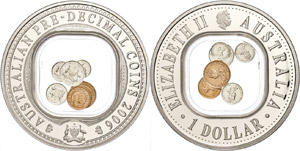 Australia 1 Dollar, 2006, 40 years decimal ... 