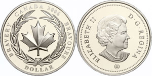 Australia 1 Dollar, 2006, Canadian Courage ... 