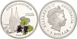Australia 1 Dollar, 2007, Australia discover ... 