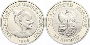 Dänemark 10 Kronen, 2005, Das hässliche ... 