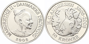 Dänemark 10 Kronen, 2006, Die ... 