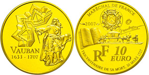 Frankreich 10 Euro, Gold, 2007, 300. ... 