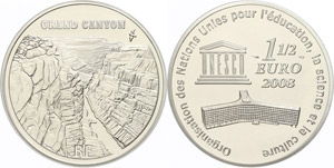 Frankreich 1,5 Euro, 2008, 60 Jahre UNESCO - ... 
