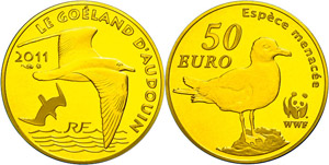 Frankreich 50 Euro, Gold, 2011, 50 Jahre ... 