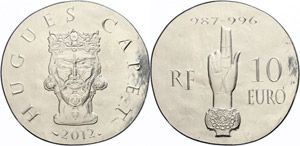 Frankreich 10 Euro, 2012, Französische ... 