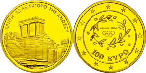Griechenland 100 Euro, Gold, 2004, ... 