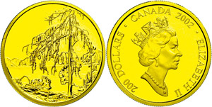 Canada 200 dollars, Gold, 2002, National ... 