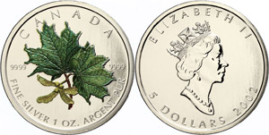 Canada 5 dollars, 2002, Maple Leaf - maple ... 