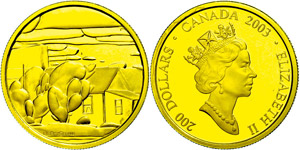 Canada 200 dollars, Gold, 2003, National ... 