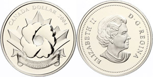 Canada 1 Dollar, 2004, Landing the allied in ... 