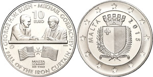 Malta 10 Euro, 2015, case of the Iron ... 