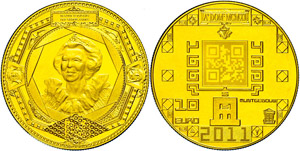 Niederlande 10 Euro, Gold, 2011, 100 Jahre ... 