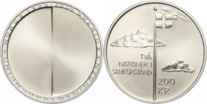 Schweden 200 Kronen, 2005, 100 Jahre ... 
