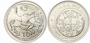 Spain 10 Euro, 2012, denarius the mint ... 