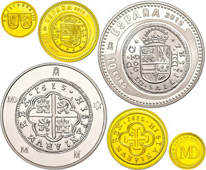 Spain 2015, Set to 10, 20 and 100 euros, ... 