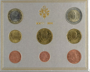 Vatican 2006, Euro KMS 1 cent till 2 Euro, ... 