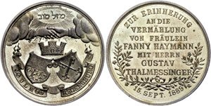 Medallions Germany before 1900 Ulm, gilded ... 