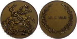 Medallions Germany after 1900 St. Georgs ... 