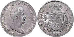 Nassau Taler, 1813, Friedrich Wilhelm, AKS ... 