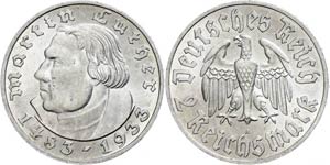 Münzen Drittes Reich 3 Reichsmark, 1933 A, ... 