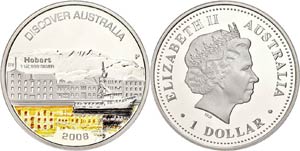 Australia 1 Dollar, 2008, Australia discover ... 