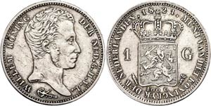 Niederlande Gulden, 1821, Wilhelm I., ... 