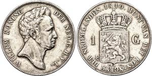 Niederlande Gulden, 1840, Wilhelm I., ... 