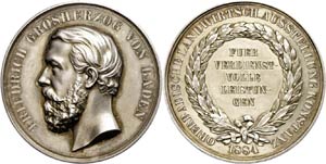 Medaillen Deutschland vor 1900 Baden, ... 