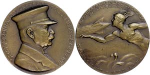 Medallions Germany after 1900 Zeppelin, ... 
