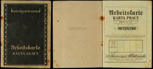  Working card Generalgouvernement, German ... 