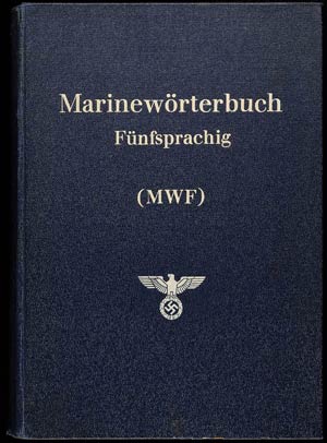  Marine dictionary five languages (German, ... 