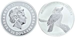 Australien 30 Dollars, 1 Kg Silber, 2010, ... 