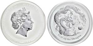Australia 30 dollars, 1 Kg silver, 2012, ... 