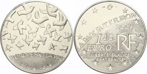 Frankreich 1,5 Euro, 2005, 60. Jahrestag des ... 