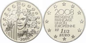 Frankreich 1,5 Euro, 2008, Europäische ... 