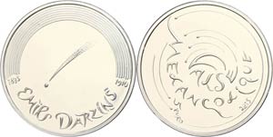 Latvia 5 Euro, 2015, Valse Melancolique, in ... 