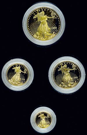 Coins USA Set to 1 / 10, 1 / 4, + and 1 ... 
