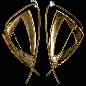 Gold and silver jewellery Brooch (3, 5g), ... 