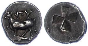 Thrace 416-357 BC, + siglos, Byzantium, Av: ... 