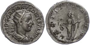 Münzen Römische Kaiserzeit Gordianus III., ... 