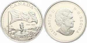 Kanada 1 Dollar, 2015, 50 Jahre Kanadische ... 
