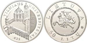 Litauen 50 Litu, 2004, 425 Jahre ... 