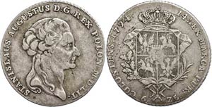 Polen 6 Zloty, 1794, Stanislaus August, kl. ... 