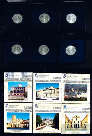 Spain 6 x 5 Euro, 2013, provincial capitals, ... 